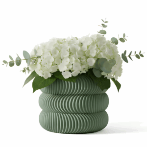 The Maro Planter Pot with Drainage Tray and Stand