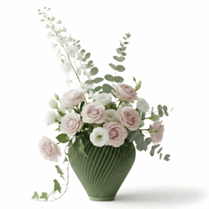 The Kumo Vase, Modern and Unique Home Decor for Dried and Preserved Flowers