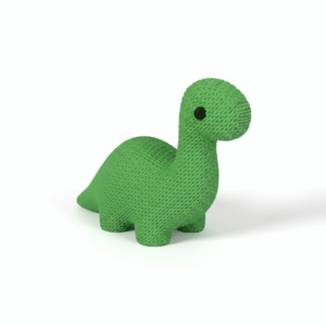 Cute Knitted Dinosaur